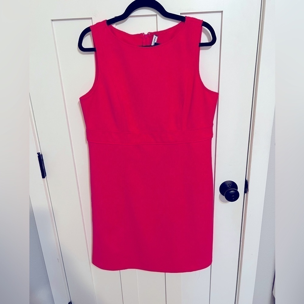 American Loving Barbie Pink Sleeveless Dress Size 16 Zip Back Knee Length